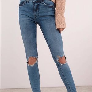 Free People Ripped knee Jeans